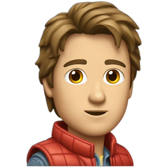 Marty McFly emoji