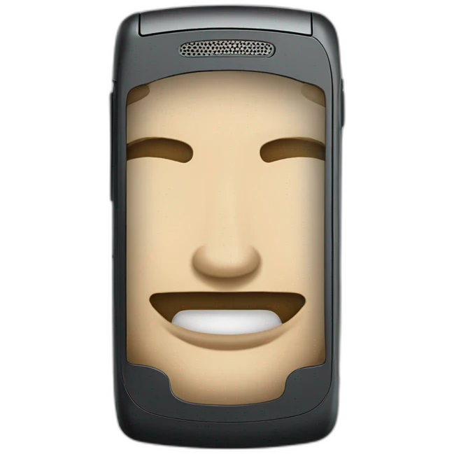 Motorola Razr flip phone emoji