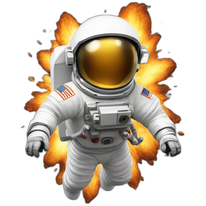 explosion astronaut emoji