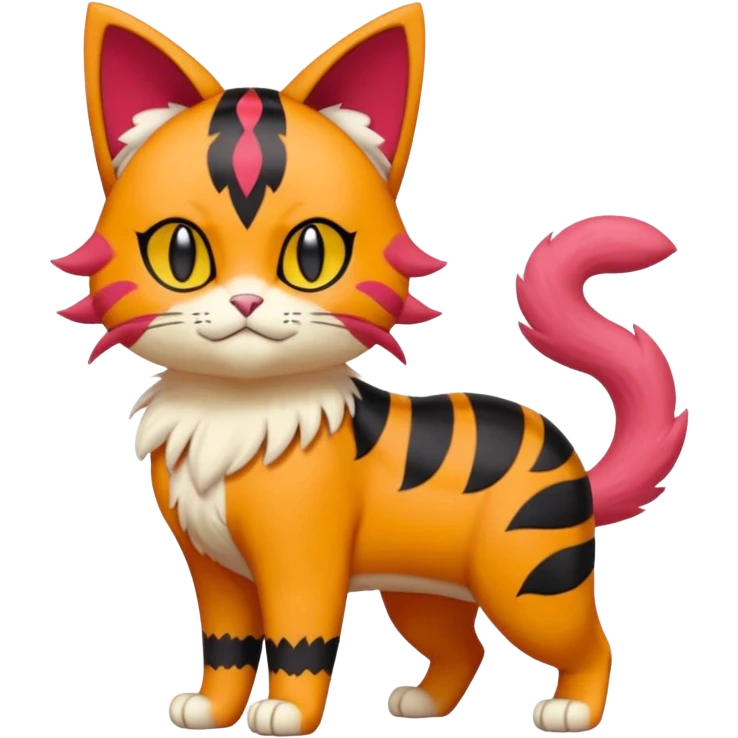Liepard-Skitty-Sprigatito-Litten-Pokémon-fusion-creature (full body) emoji