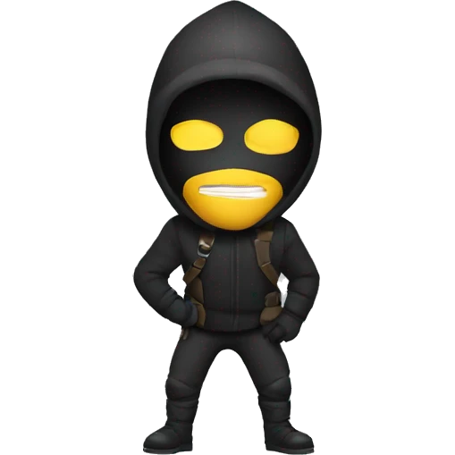 thief with mask emoji