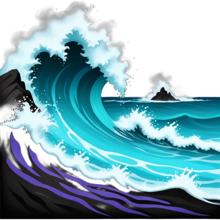 icelands black sand beach emoji