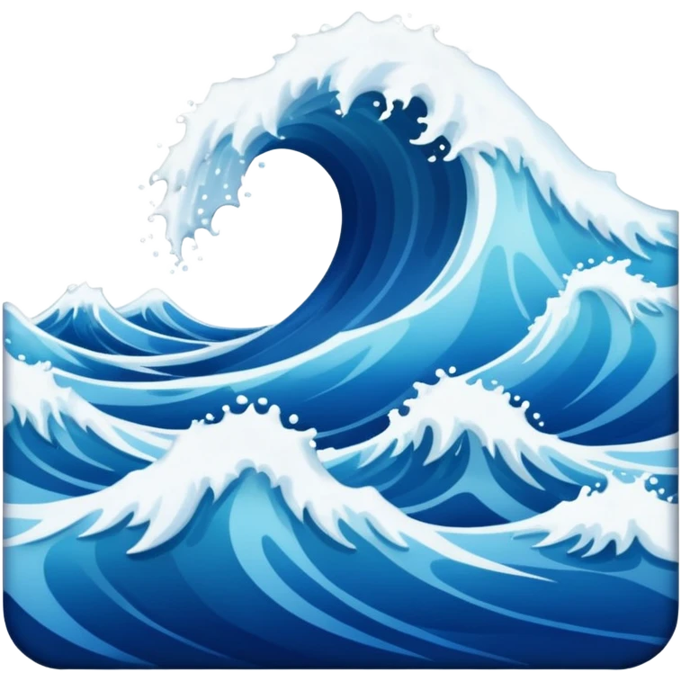 water waves emoji