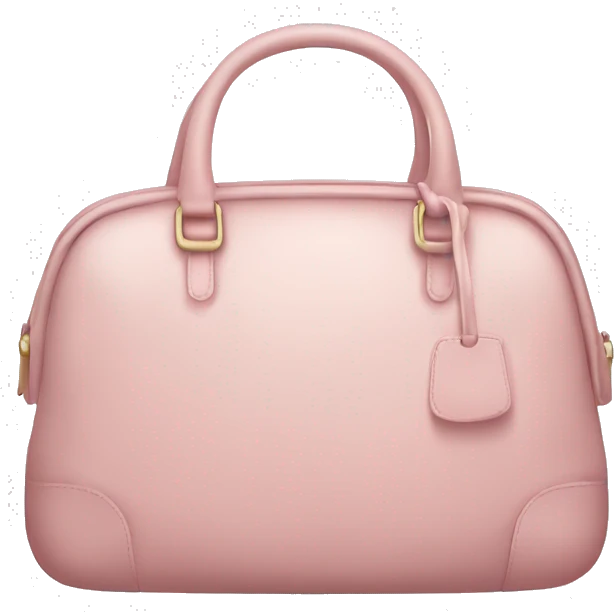 Light pink bag emoji