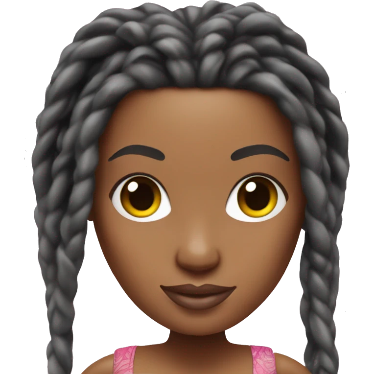 Barbie with dreads emoji