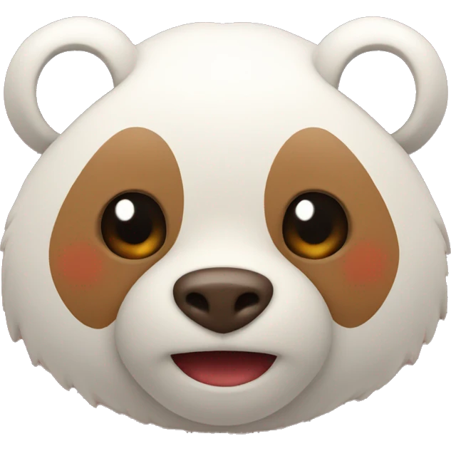 a bear with a red hearth in its body emoji