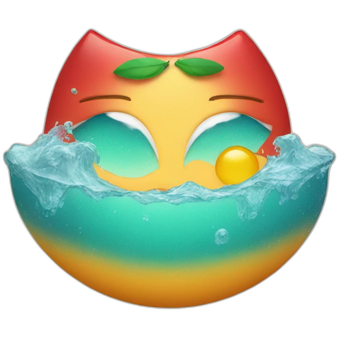 soleil rouge emoji