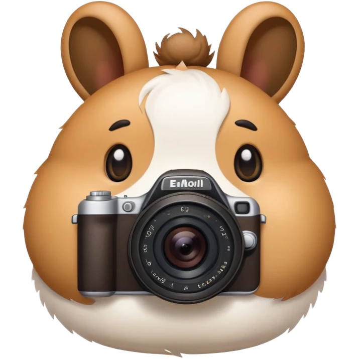Булочка-фотограф emoji