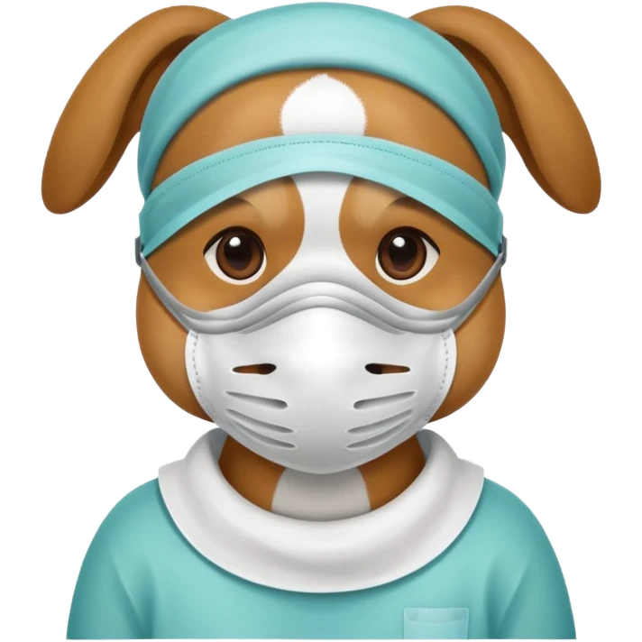 dog Wearing Medical Mask emoji