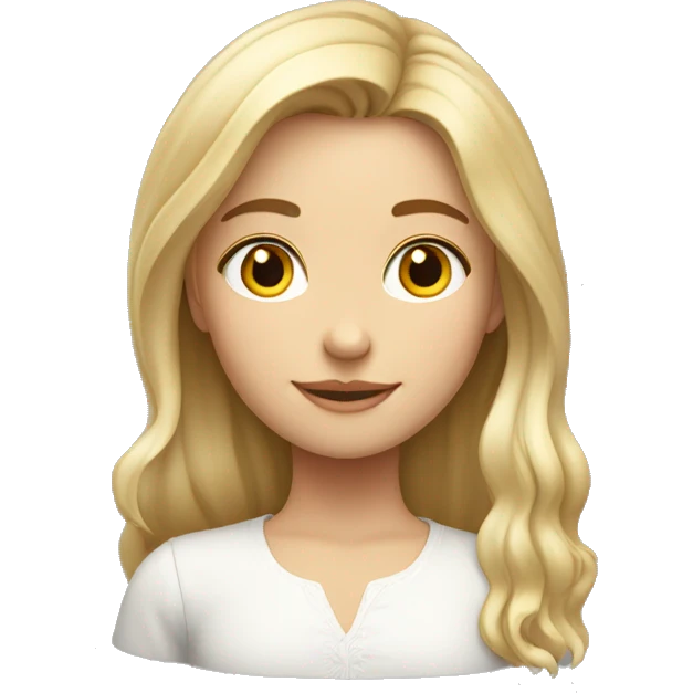
The girl is fair-haired, with natural Russian coloring in relief. Gray eyes, raised blond coloring. Chest length hair emoji