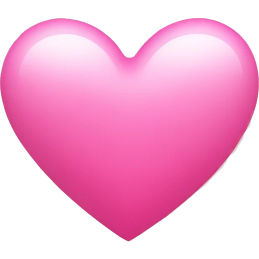 Pink heart with dot at bottom emoji