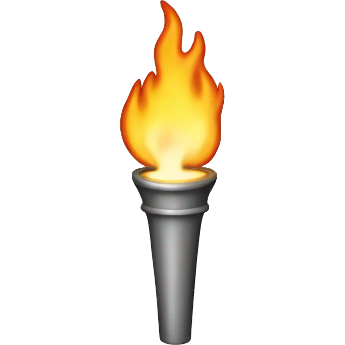 A burning torch emoji