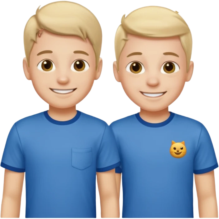 Two boys like gay emoji