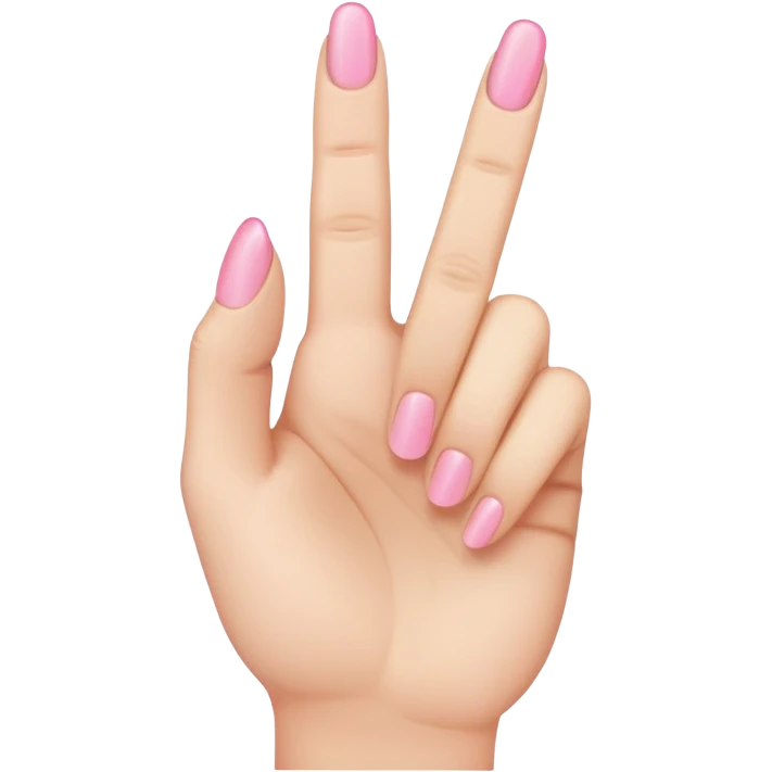 pink middle finger emoji