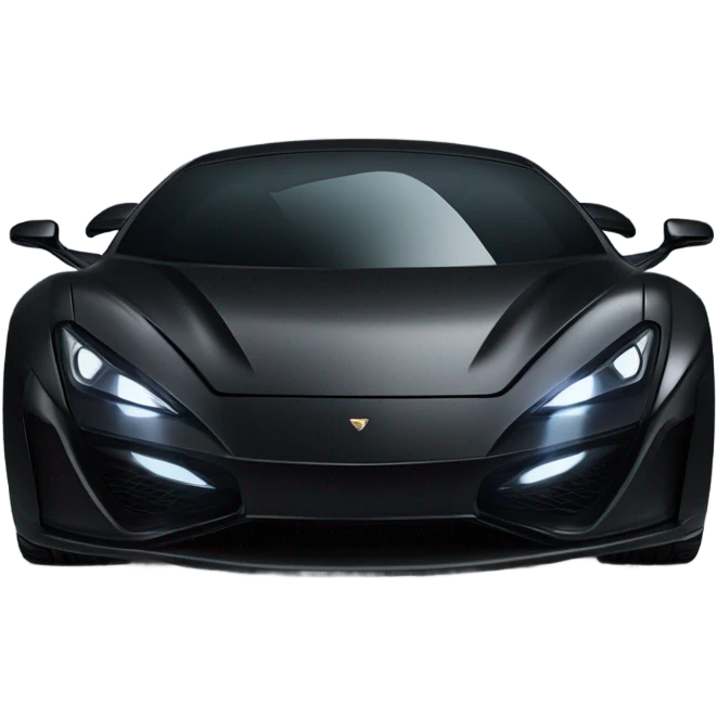 Black super car emoji