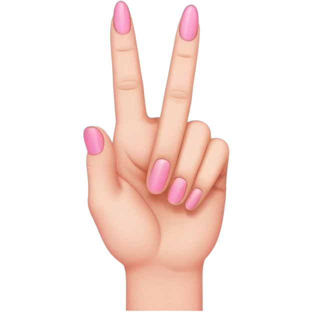 Pink middle finger  emoji