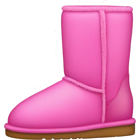 Pink uggs emoji