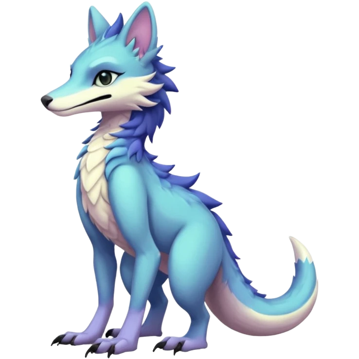 Edgy shiny exotic colorful smooth soft pastel modern anthro furry vernid-sergal-trico-hybrid by Falvie, LiLaiRa, AngieWolf emoji