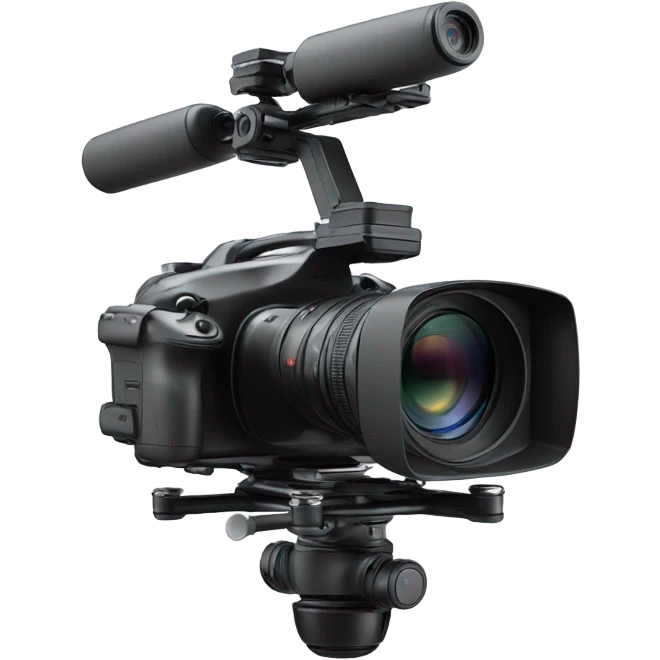 video camera with dji stab emoji