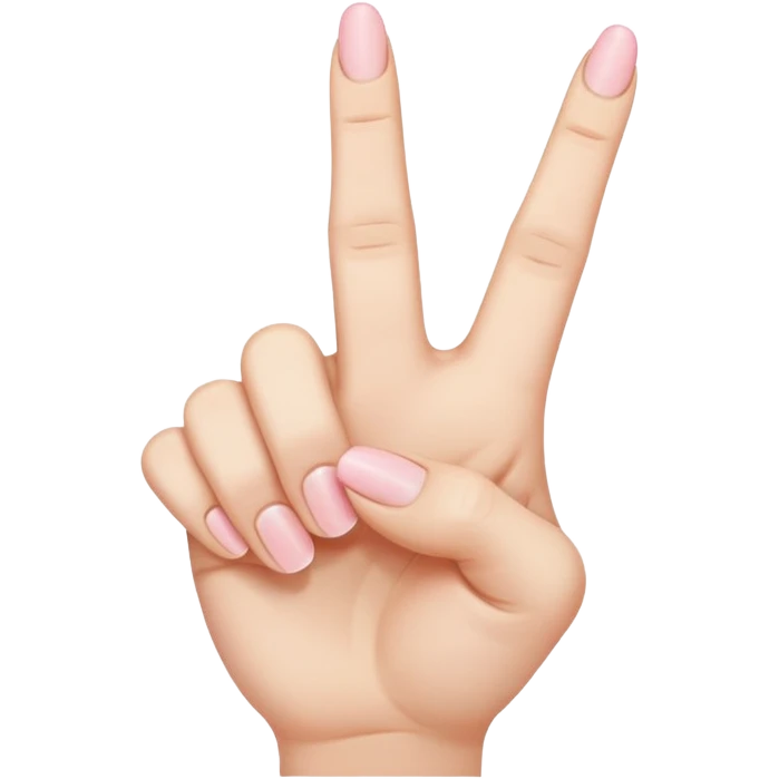 A up side down middle finger with a pinky out emoji