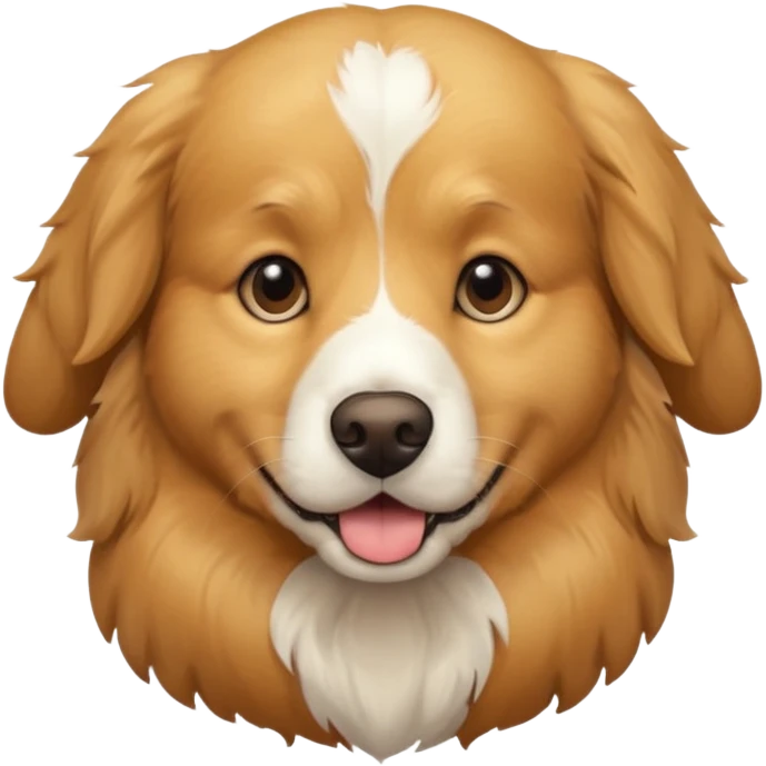 A dog emoji