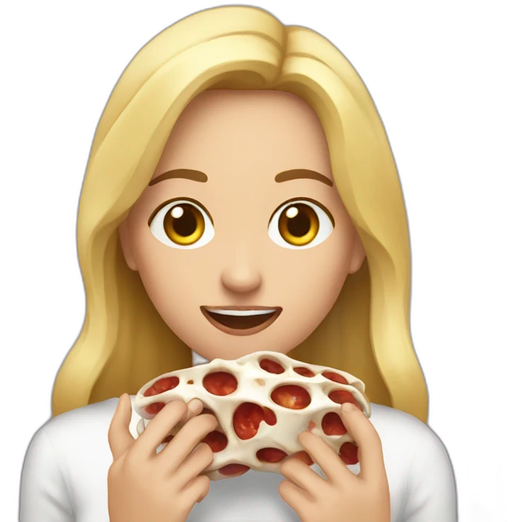 Holly willougby eating bones emoji
