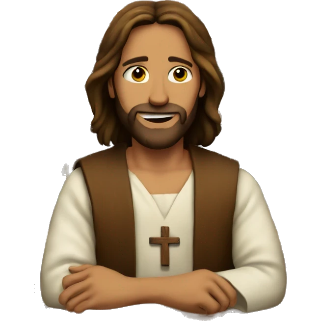 Jesus in a bar  emoji