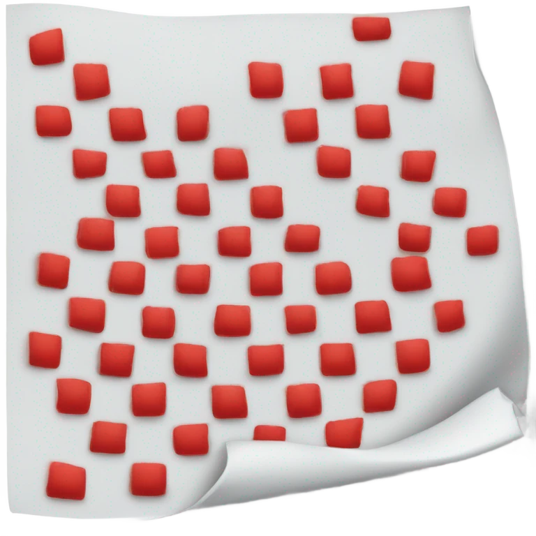 white kalender with 5 red x on it emoji