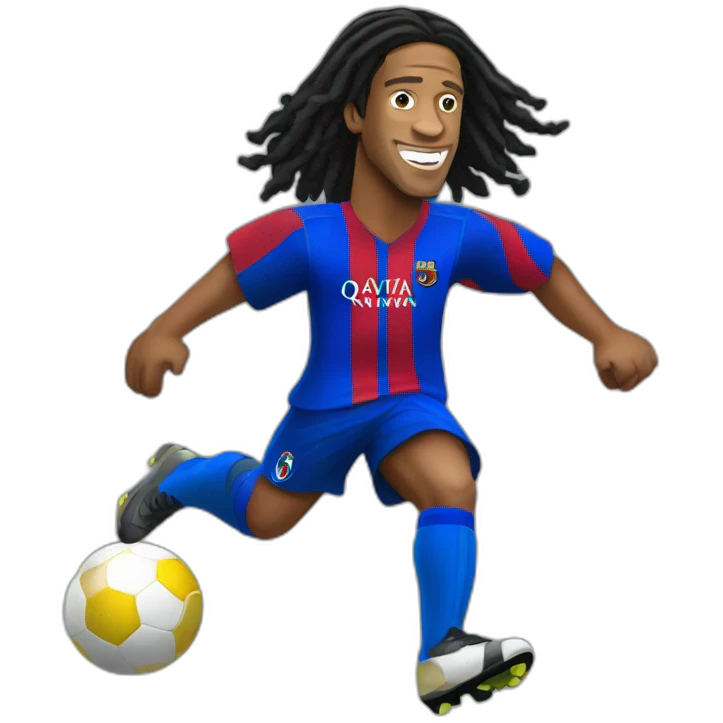 ronaldinho football player emoji