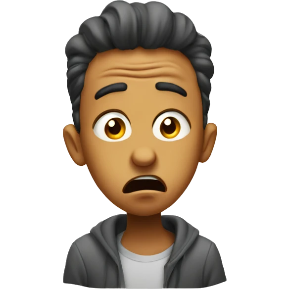 skibidi shocked with hands on head emoji