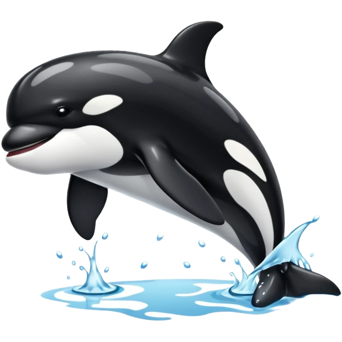 Orca con zapatos  emoji