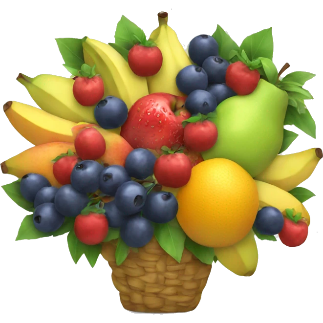 Fruit bouquet emoji