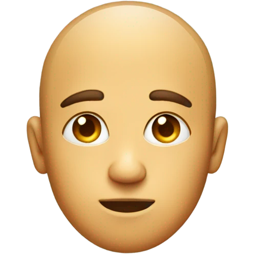 A face with a single drop of sweat on the forehead. emoji