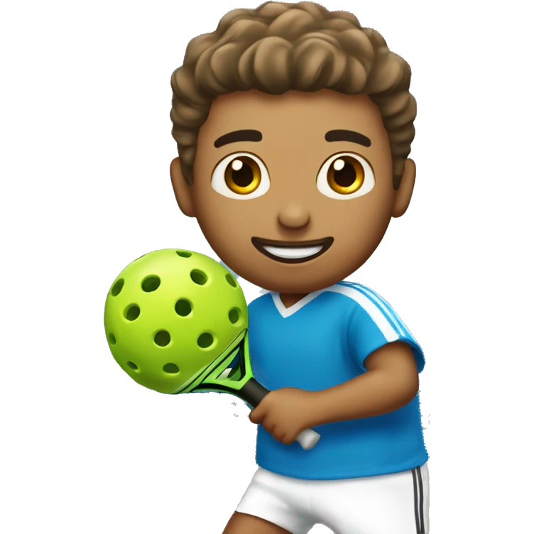 Me playing Pickleball  emoji