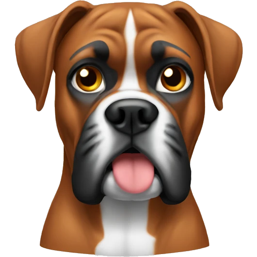 Boxer dog emoji