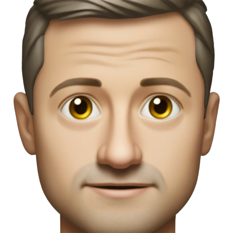 Vladimir Zelensky super realistic emoji