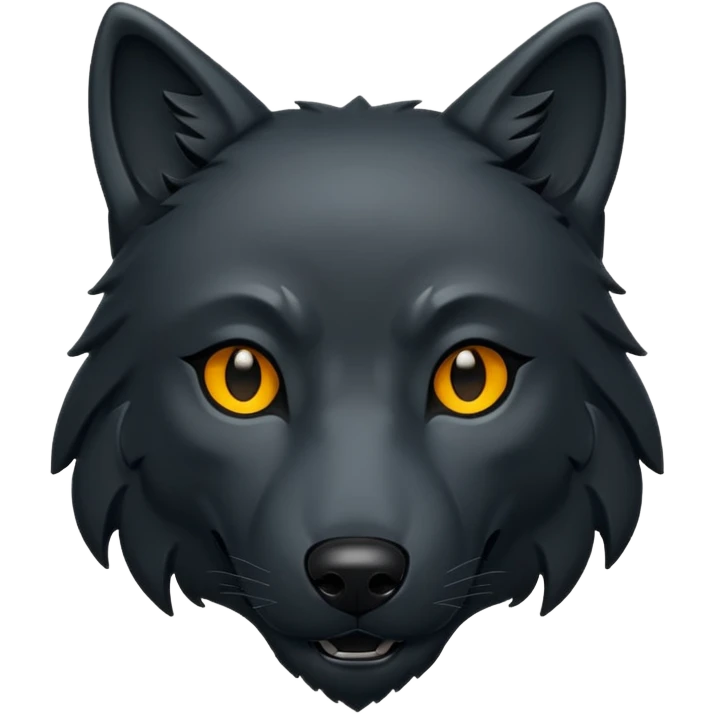 Black Wolf emojis emoji