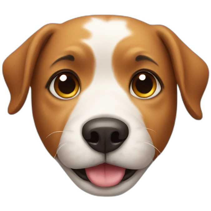 Sweet dog emoji