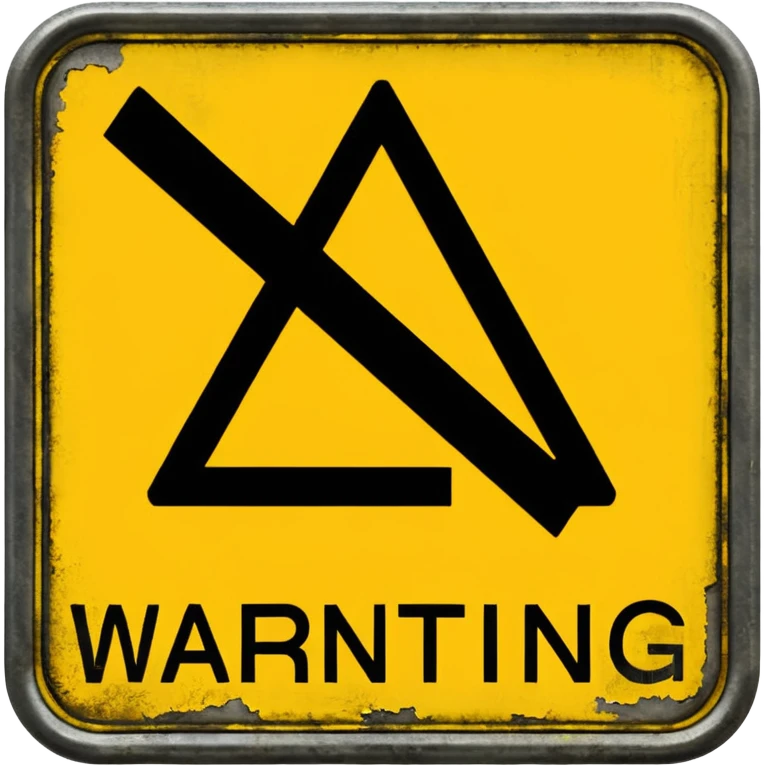 Warnschild (achtung)  emoji