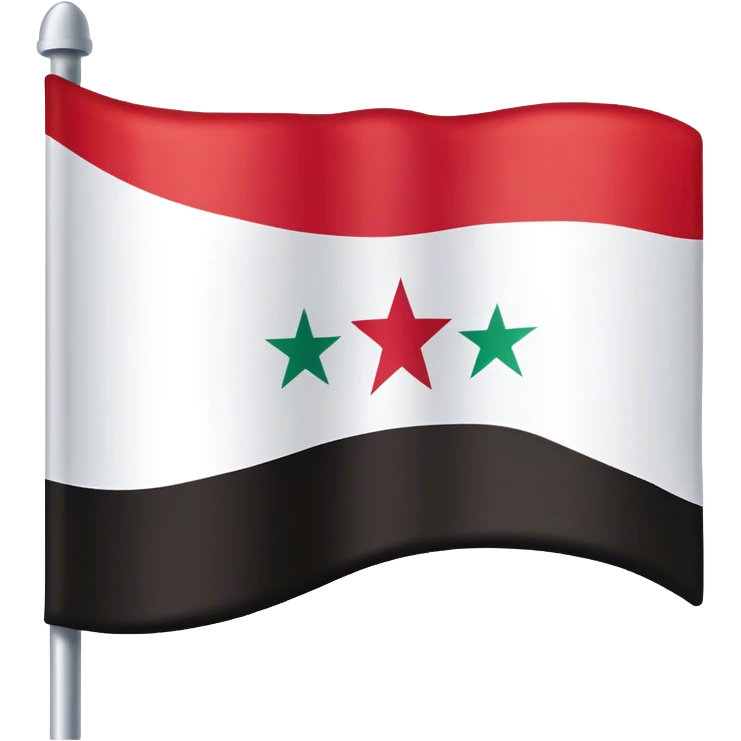 New flag of Syria  emoji