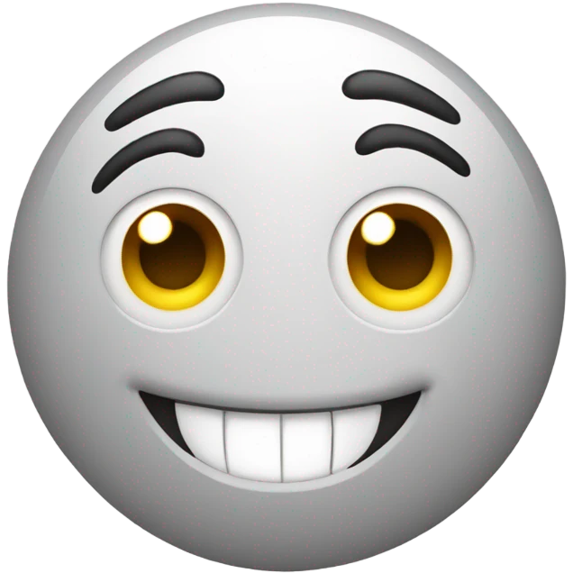 Emoji with big smile and one eye emoji