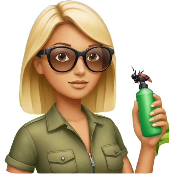 inscticiding woman emoji
