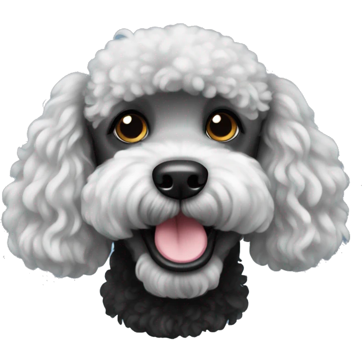 Black poodle emoji