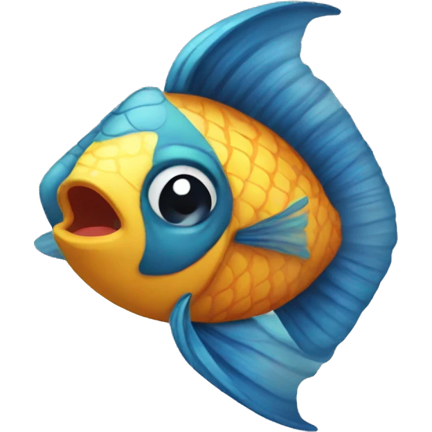 Besos pescado emoji