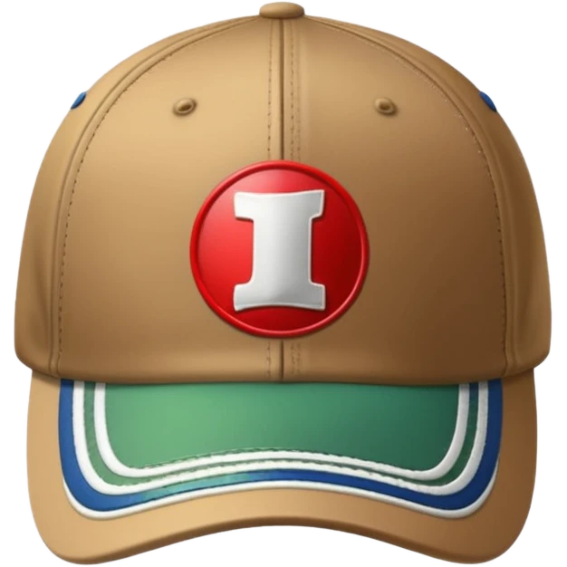 plain tan baseball cap emoji