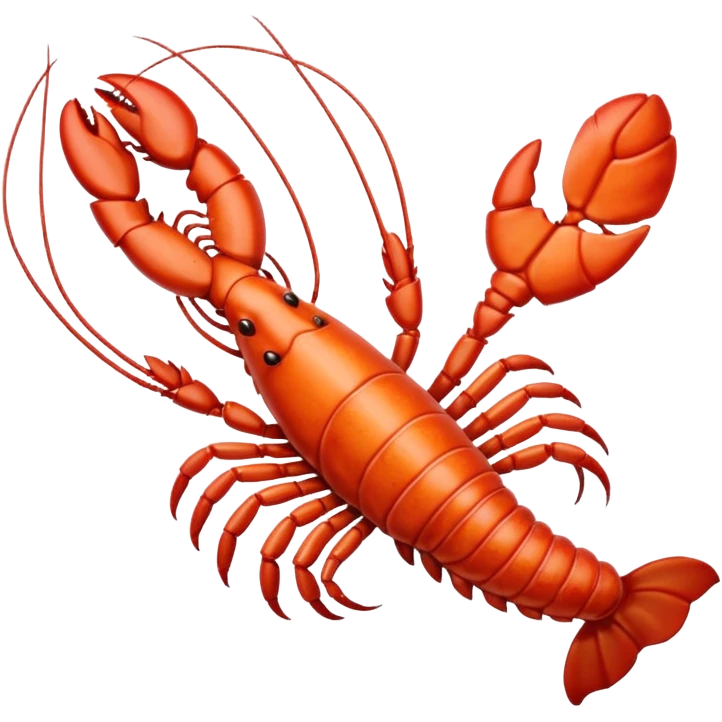 White lobster tail emoji
