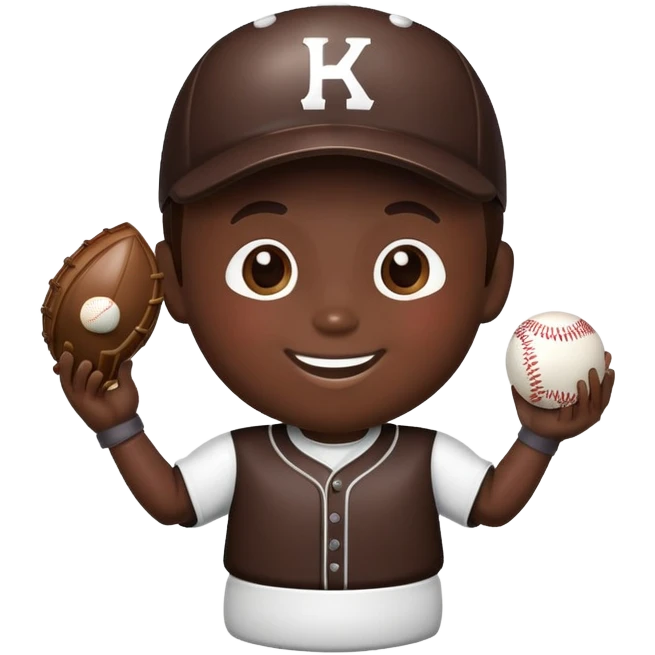 Hershey kiss baseball player  emoji