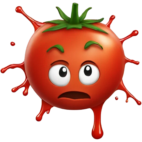 Tomato splat emoji
