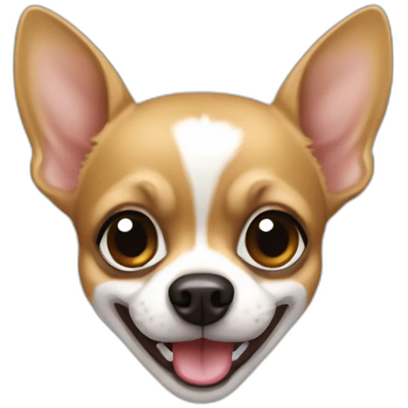 Perra Chihuahua dientes emoji