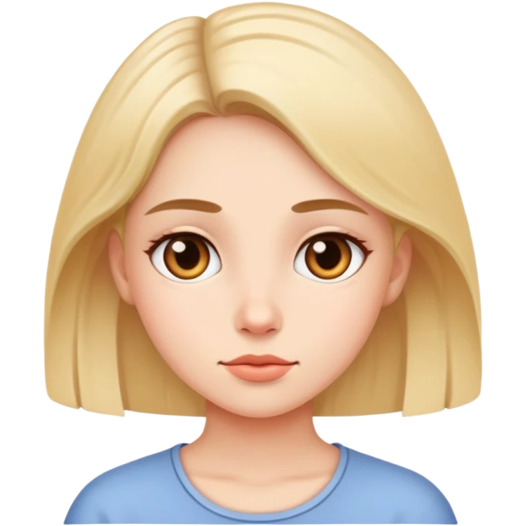 calm girl emoji